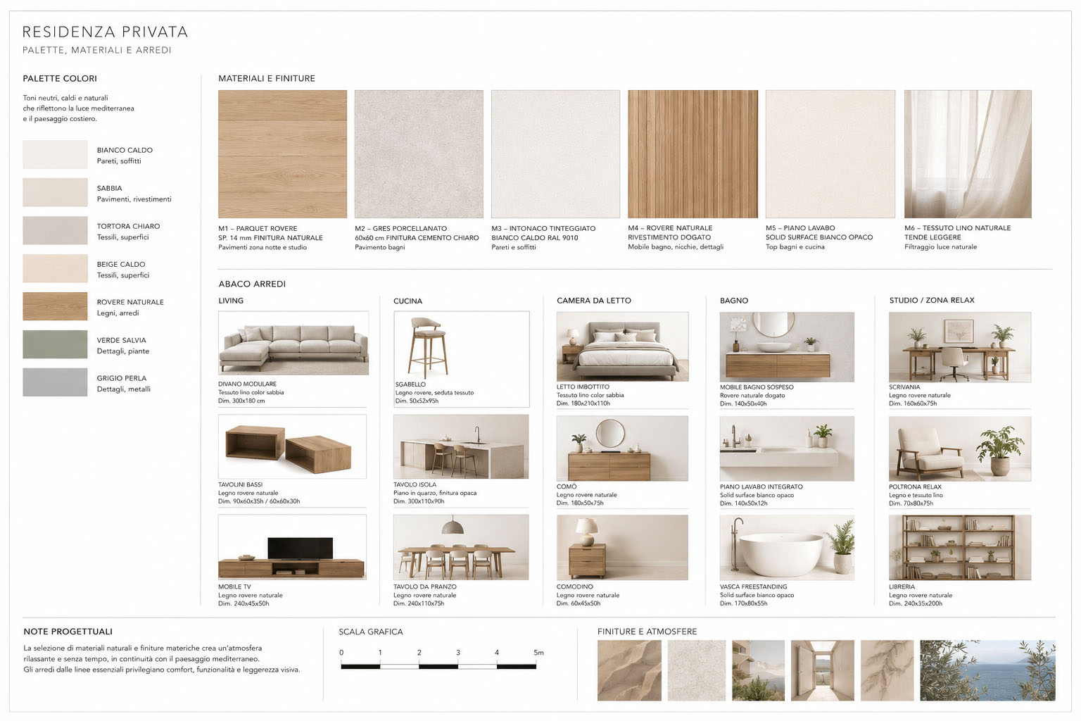 Tessiture Naturali - Villa sul Mare - Doodesign