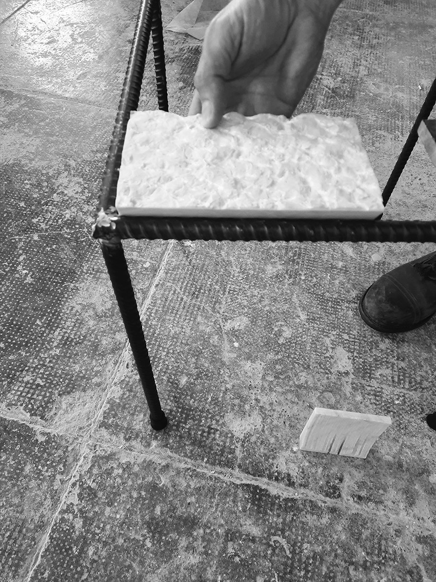 Coffee table Mola - lavorazione 1