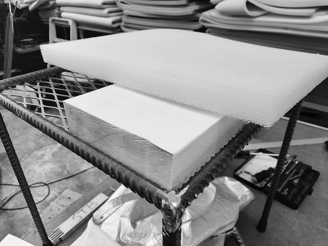 Coffee table Mola - lavorazione 1