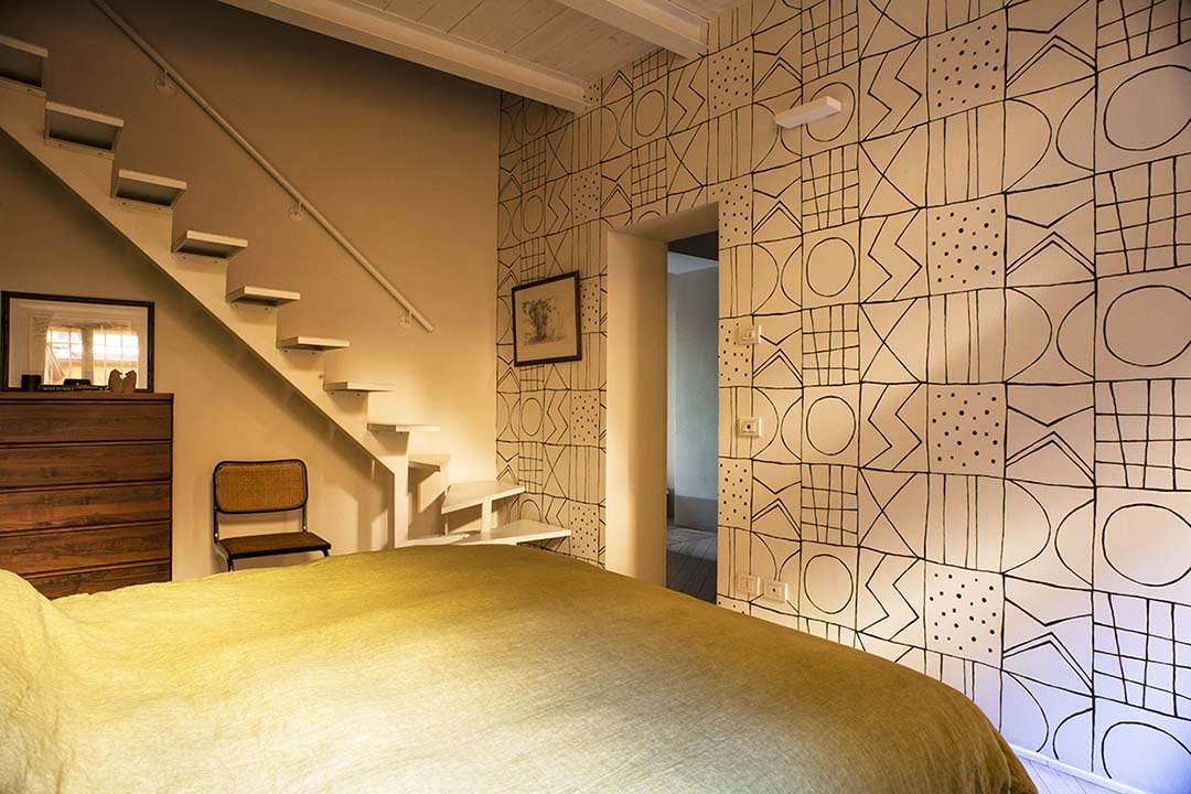 Progetto di interior design a Bologna: Casa EJ - Ristrutturazione di un vecchio convento nel centro storico di Bologna, con attenzione al riuso responsabile dei materiali