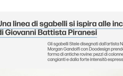 Doodesign su Domus con lo sgabello Stele